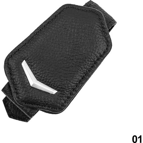Pare-soleil de voiture en fibre de carbone, support de lunettes, boucle de ceinture, accessoires pour lunettes, porte-documents, pièces automobiles01079