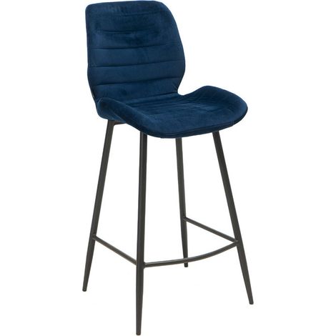 Naber Hocker Step 2V, Gestell schwarz, Bezug dunkelblau (1/5)
