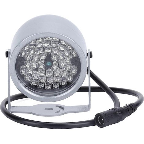 3 illuminateurs infrarouges, lampes infrarouges de vision nocturne, 48 LED, lampes de vision nocturne étanches, lampes infrarouges d'intérieur (1/5)