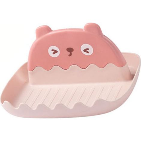 Support de couvercle, porte-pelle, étagère de rangement pour ustensiles de cuisine à plusieurs compartiments en forme de dessin animé (1/5)