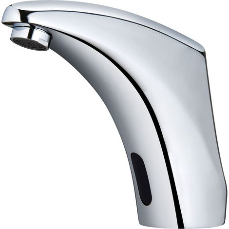 RAK Compact Commercial Modern Deck Mounted Sensor Basin Mixer Tap - RAKCOM906C (1/4)