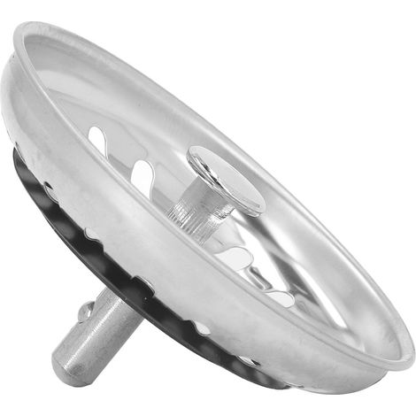 Passoire de rechange pour évier de cuisine, en acier inoxydable épais, avec bouchon de fond, pour la maison (1/5)