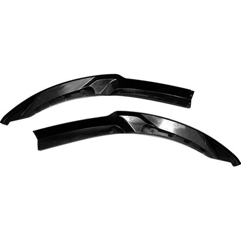 Spoiler delantero, diseño desmontable, fácil instalación, color negro. (1/2)
