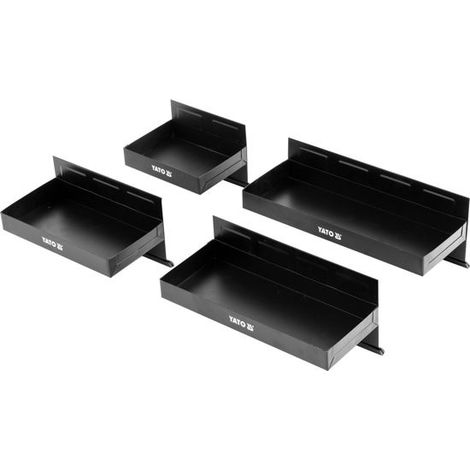 Yato YT-08682 étagère métallique noire 180x90 cm (1/5)