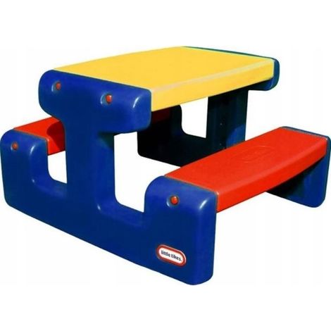 Little Tikes Tavolo da Pic Nic in Plastica Durevole dai Colori Vivaci (1/2)