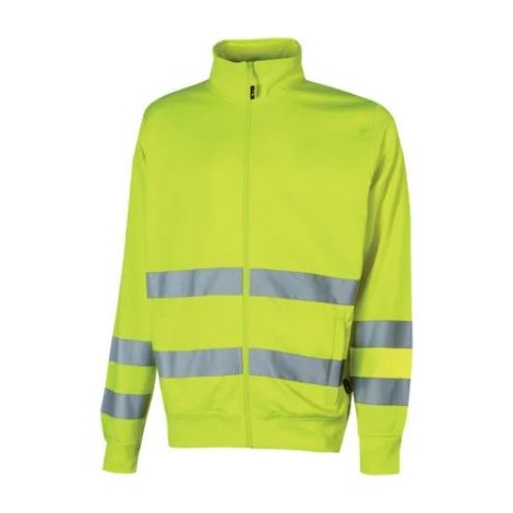 U-Power HL397YF Felpa da lavoro yellow fluo - 4XL