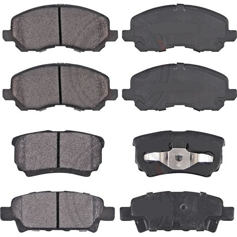 KIT PASTIGLIE FRENO ANTERIORI E POSTERIORI compatibile con TESLA MODEL S (5YJS) / PASTIGLIE FRENANTI AUTO OEM P 09 004,P 30 074 / SOSTITUZIONE DIRETTA / BASSA POLVERE / SILENZIOSO