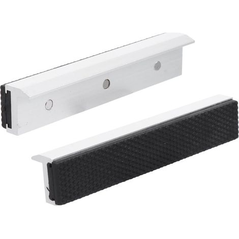 Protections Magnétiques avec Bande en Caoutchouc Antidérapante en Alliage D'aluminium Conception Coulissante pour Éviter les Marques pour Mâchoires D'étau (1/5)