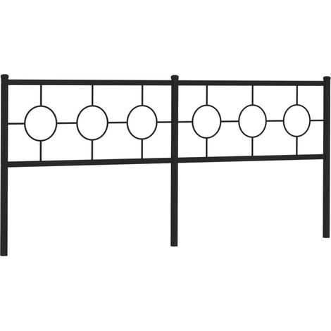 Tête de lit,Panneau décoratif métal noir 193 cm CFW8889631 (1/5)