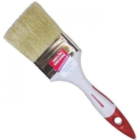 Pinceau plat spécial peinture glycéro - - 50 mm - Acier - Pinceau (1/4)