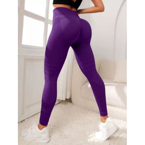 3D-Kompressionsleggings gegen Cellulite, Anti-Cellulite-Leggings für Damen, formen Sie Ihre Silhouette mühelos neu – Tiefviolett (1/5)