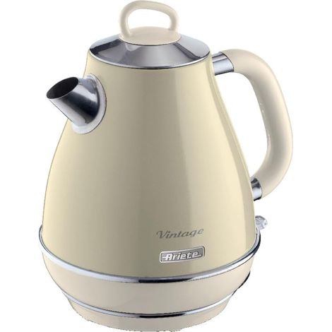 Bouilloire électrique 1,7 L beige métal 2000 W