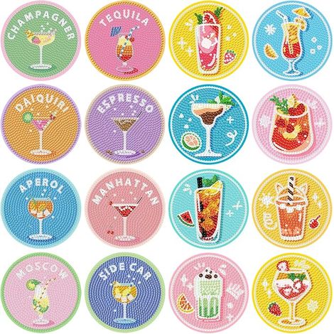 Diamond Painting Coasters for Cocktail (1/5)