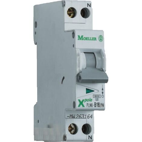 Interruttore magnetotermico 10A 1P+N'B EATON 10A PLN6B101N