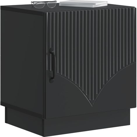 Maison Exclusive - Comodino Nero 43 x 34,5 x 47 cm Legno ingegnerizzato
