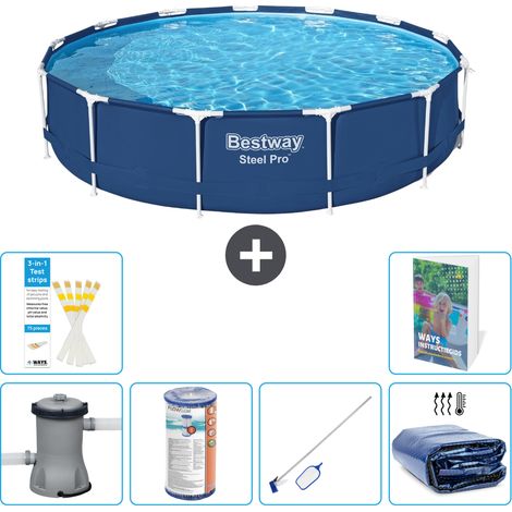 Bestway Steel Pro Rund - 396x84 cm - 7-teilig S194