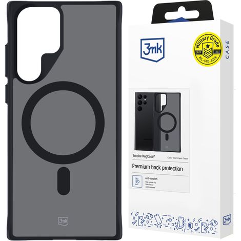 Samsung Galaxy S22 Ultra 5G - 3mk Smoke MagCase