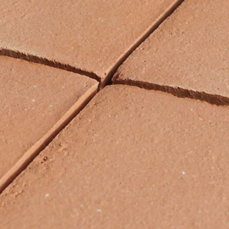Baldosa Terracota a Mano / Palet 378 uds / 30x30x2.3 cm / Naranja