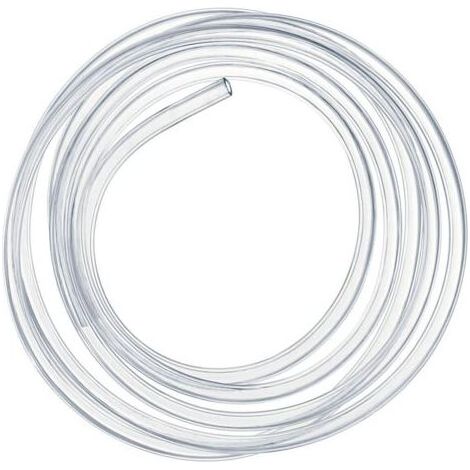 Tuyau souple transparent 10m – PVC haute qualité – Diamètre intérieur 10mm – Diamètre extérieur 12mm – Pour eau et air (1/5)