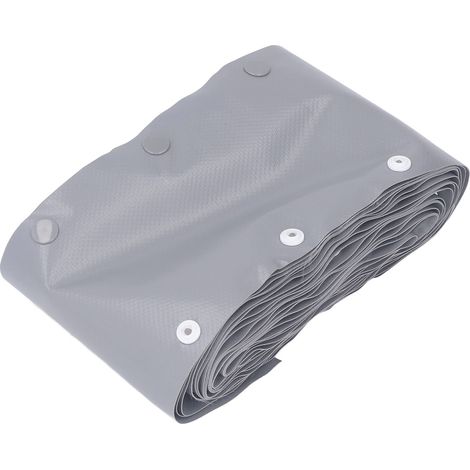 Gaine de protection de câble à bouton-pression en PVC ignifugé, 5 m / 16,4 pi (1/5)