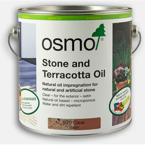 Osmo Stone and Terracotta Oil Exterior - Clear - 2.5L