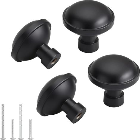 Lot de 4 poignées de tiroir modernes en alliage de métal pour commode, placard, table de chevet, armoire, poignées de tiroir modernes (1/5)