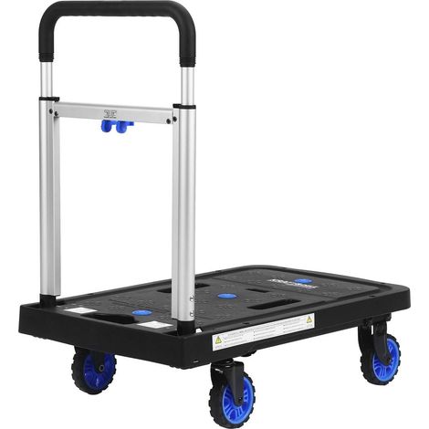 Carro de plataforma plegable para transporte y almacén 150kg KD3093