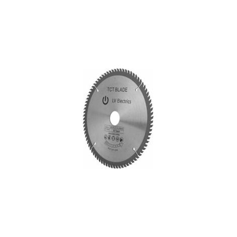 QORVA-Lames de Scies Circulaires - 210mm x 30mm pour Métal, Métal, Pierre, Verre, Verre, Coupe Sans Fil, Disque, Dents 80t