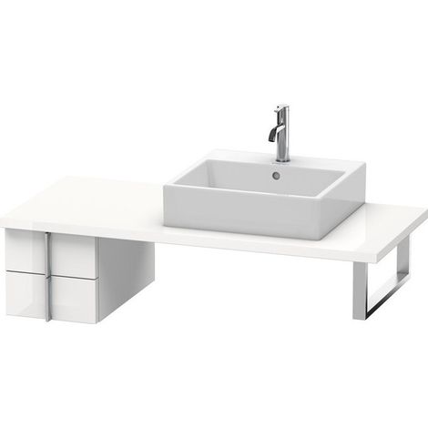 VERO mobile consolle basso 285x300x518mm bianco lucido mancanza