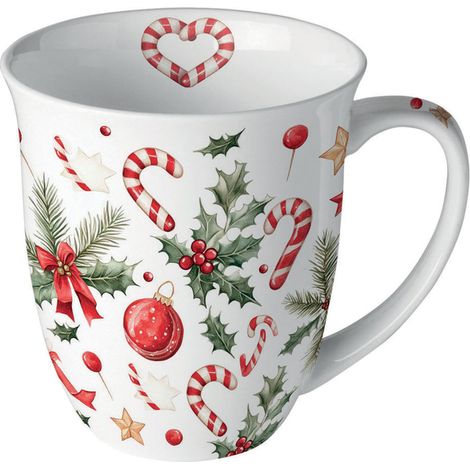 Mug de Noël en porcelaine fine (1/2)