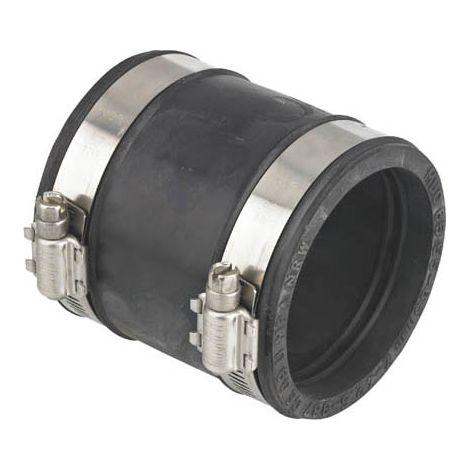 Raccord fumisterie EPDM inox/galva Ø60-50 – Système concentrique étanche pour appareil à granulés – Conduit prise d'air BIOTEN (1/4)