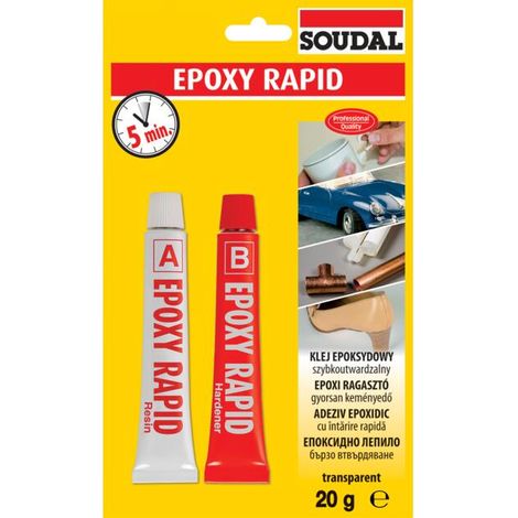 Colla epossidica rapida 2x10 ml - Colla EPO RAP