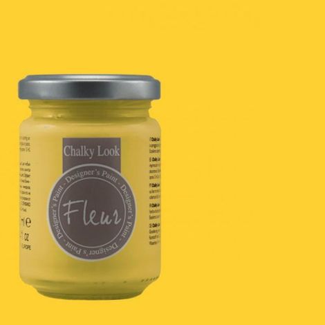 FLEUR DESIGNER'S PAINT Pittura ad Acqua, Effetto Gesso Naturale, Extra Opaca, Fleur Chalky F39, Colore Love in Portofino, Made in Italy, Formato da 130 ml