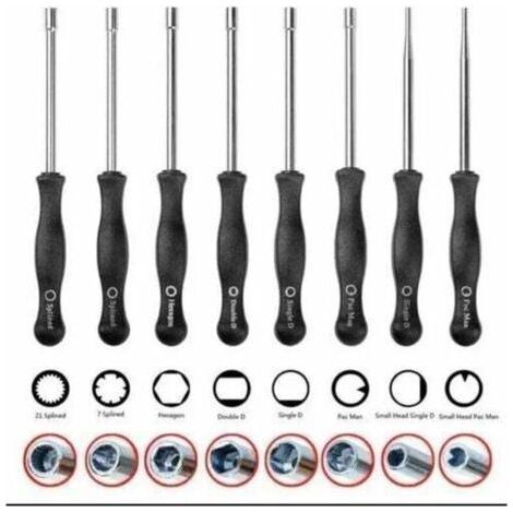 Kit de clé de réglage de carburateur Débroussailleuse et tronçonneuse-Chrom (1/5)