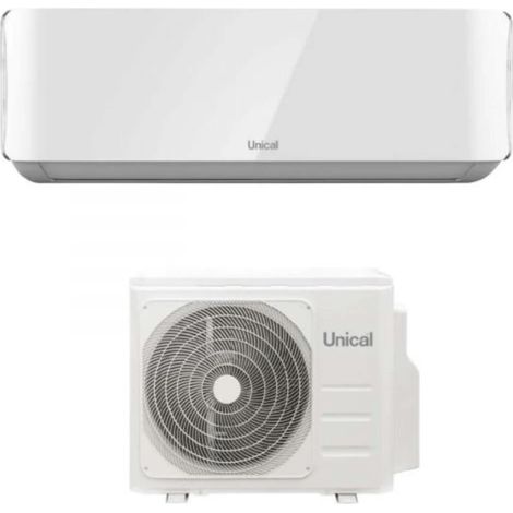 Climatiseur Unical rèversible Mono Split series AIR CRISTAL 10000 Btu KMUN 10H R-32 Wi-Fi Optional