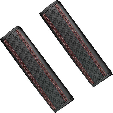 Protezioni per cinture di sicurezza auto, morbide, set da 2 pezzi, protezioni per cinture di sicurezza auto per adulti, in pelle, copricinture di sicurezza, protezioni per le spalle, cinture di sicure (1/5)