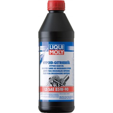 LIQUI MOLY OIL 85W90 1L HYPOID-GETRIEBEÖL GL5 LS / MIL-L 2105 D / GM B 40 1010 / ZF TE-ML 21C
