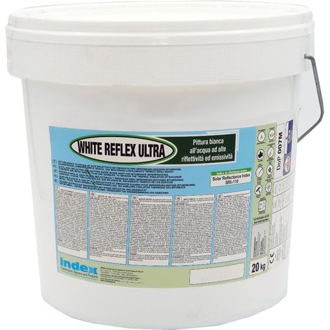 White reflex ultra (bianco) pittura ad alta riflettivita' da 20 kg