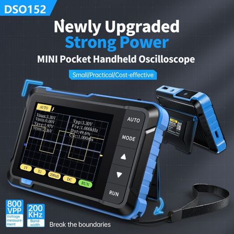 DSO152 – Compact, hands-free portable digital oscilloscope (1/5)