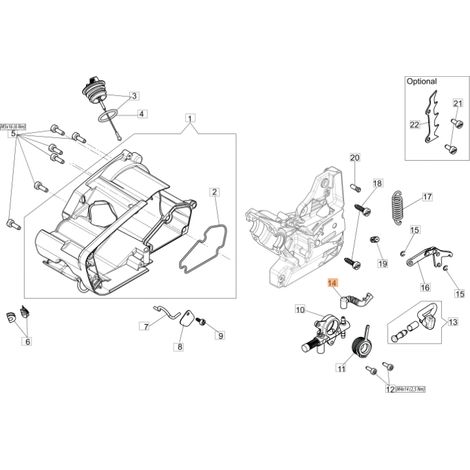 Tubo ORIGINAL OLEOMAC para motosierra GST 360 50270204R