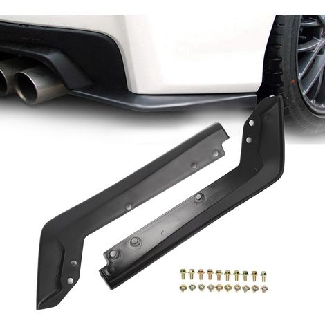 Ailettes Arrière Subaru WRX STi 2015-2016, Coins de Pare-Choc, 2 Pièces, ABS Noir, Spoiler Bas de Bouclier, Accessoire Auto Extérieur (1/5)