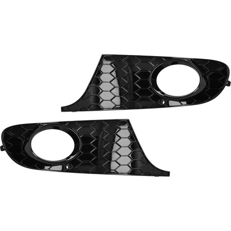 Paire d'encadrements de phares antibrouillard avant, grille en nid d'abeille, référence 5K0 853 665, compatible Golf MK6 TDI TSI 2009-2013. (1/5)
