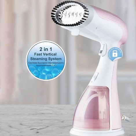 gnrateur De Vapeur De Voyage  Rose, Fer De Voyage Portable 1500 W, Idal Pour La Maison Et Les Voyages