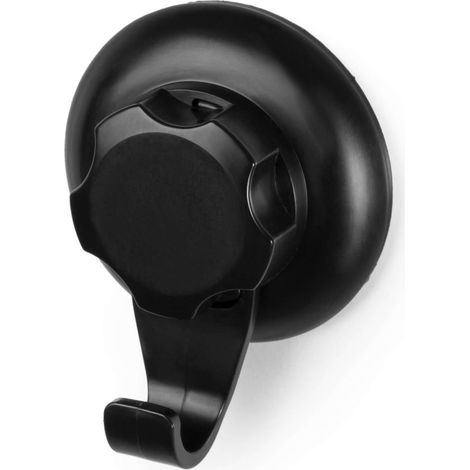 Grand crochet à ventouse Bestlock Black noir - COMPACTOR - 7.1 x 4 x H.8.7 CM - Noir (1/5)