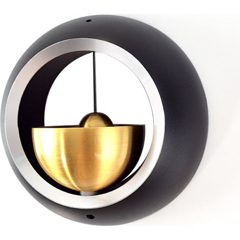 Türklingel für Ladenbesitzer, magnetische Türklingel für den Ladeneingang, einzigartige Dekoration für Geschäfte und Eingänge - Originelles Geschenk (schwarz) (1/5)