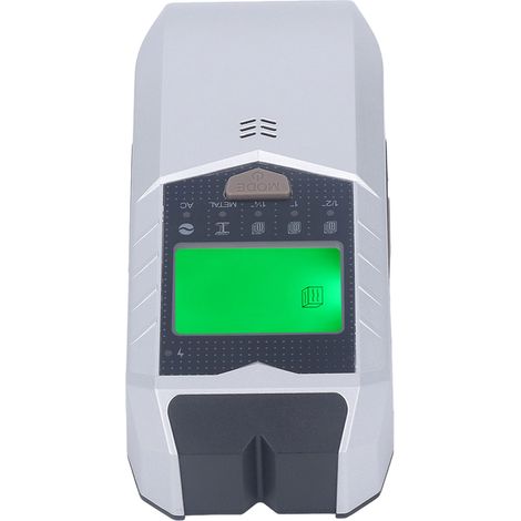5-Modus-Wandständerdetektor, elektronischer Handscanner mit LED-Anzeige für Holz, Netzkabel, Mitte und Rand, Silber (1/5)