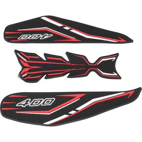 Kit autocollant de réservoir moto, protection et décoration compatible KAWASAKI NINJA 250/400/Z400 (1/5)