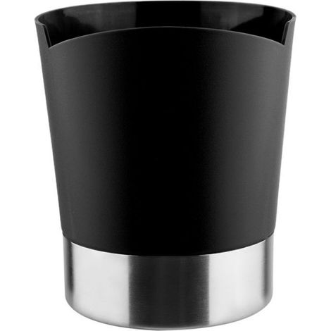 Boîte De Rangement Pour Couverts - Acier Inoxydable Et PP - Noir - 12 X 14,2 X 16,8 Cm - 1 Pièce (1/5)