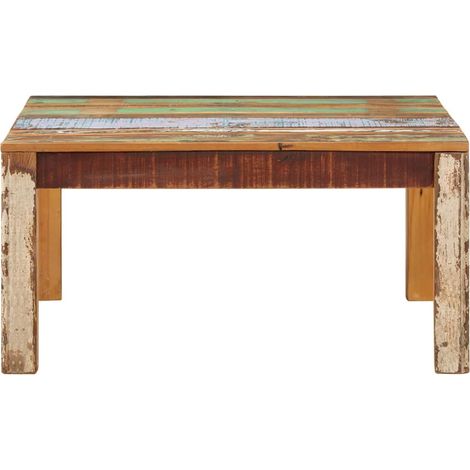 Maison Exclusive - Couchtisch 80x80x40 cm Altholz Massiv (1/5)