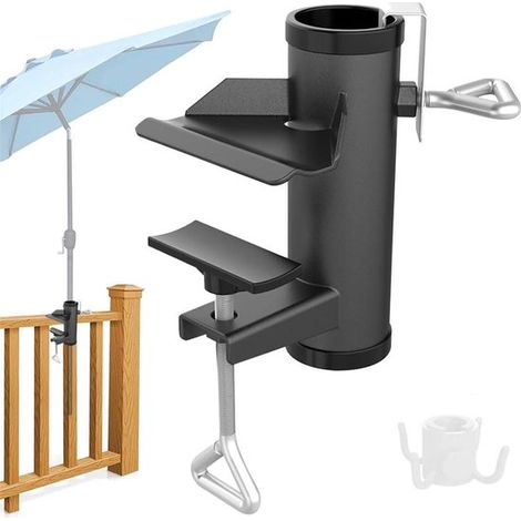 Pinza para sombrilla - Para balcón y terraza - Ajustable (1/5)